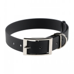 4wild.eu BioThane Black 25 mm 38-52 cm Koera kaelarihm