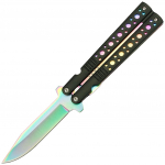 Master Cutlery Tac-Force TF-528 - Black/Rainbow Kokkupandav nuga