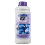 Nikwax Down Proof Vetth&uuml;lgav materjal maha r&otilde;ivaste jaoks 1000 ml
