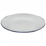 Highlander Vintage Telkimisterasest Taldrik 25 cm - Valge