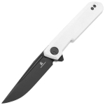 Bestechman Mini Dundee Double Detent White/Black Kokkupandav nuga