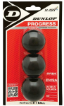 DUNLOP PROGRESS Squashipallid, 3 tk