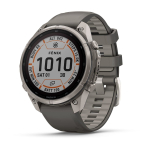 Garmin fēnix 9 Pro inReach Solar 47 mm Titanium/Pebble Grey Silicone Nutikas spordikell