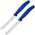 Victorinox Swiss Classic Blue K&ouml;&ouml;ginuga sakilise tera ja &uuml;mara otsaga, 2 tk.