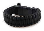 Paracord Badger V&auml;lisrandmepael koos Tuletekitajaga - Must