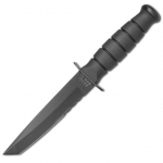 Ka-Bar Short Tanto Black Serrated 1255 Fikseeritud teraga nuga