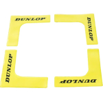 DUNLOP Tennisev&auml;ljaku nurgamarkerid, 8 tk