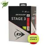 DUNLOP STAGE 3 Tennisepallid, 12 tk