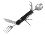 Badger Outdoor Camping Steel Black &Scaron;veitsi nuga koos s&ouml;&ouml;giriistadega