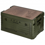Nils Camp NCB4002 32 L transpordikarp puidust kaanega - roheline
