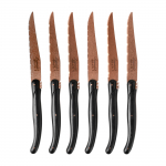 Laguiole Prestige Line Style de Vie Copper Stonewash Steaknugade komplekt, 6 tk