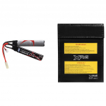 ASG Li-Po aku 7,4 V 1300 mAH + v&auml;ike kaitsekott - komplekt
