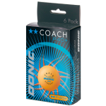 DONIC P40+ Coach 2** Orange Lauatennisepallid, 6 tk