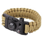 Paracord 9" Coyote K&auml;ev&otilde;ru pandla, vile ja kompassiga
