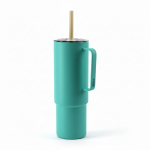 MiiR All Day Straw Cup 946 ml Coastal Teal Termokruus koos k&otilde;rre