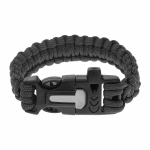 Badger Outdoor Paracord Black K&auml;ev&otilde;ru tulekiviga