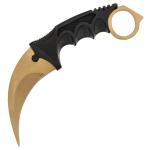 CS:GO Gold Karambit-nuga
