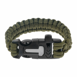 Badger Outdoor Paracord Olive K&auml;ev&otilde;ru tulekiviga