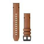 Garmin QuickFit 22 Watch Band Chestnut Leather Kellarihm