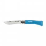 Opinel Colorama 07 Inox Grab Blister Blue Kokkupandav nuga