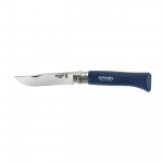 Opinel Colorama 08 Inox Grab Dark Blue Blister Kokkupandav nuga
