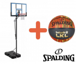 SPALDING BASKETBALL SYSTEM TF Gametime 48" Korvpalli s&uuml;steem