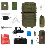 RCB Mil-Tec suurt&uuml;kivarustuse seljakott 36 l oliivroheline seljakott - varustusega