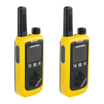 Baofeng BF-T17 Yellow Raadiosaatja, 2 tk.