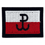 Poola lipu t&uuml;kk PW s&uuml;mboliga 52 x 38 mm