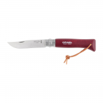 Opinel Colorama 08 Inox Kokkupandav nuga, tumepunane