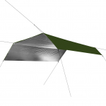 TigerWood 4,5x4,5 m Green Thermo k&auml;mpingumattega tarp