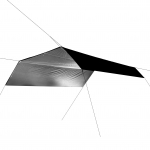 TigerWood 4,5x4,5m Black Thermo k&auml;mpingumattega tarp