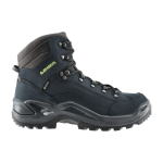 LOWA Renegade GTX Mid Dark Blue/Lime Meeste matkajalatsid