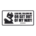 101 Inc. Lead Me, Follow Me White Militaarne embleem