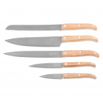 Laguiole Oak Wood Stonewash K&ouml;&ouml;ginugade komplekt magnetilise hoidjaga