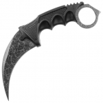 Counter Strike CS:GO Grey Crackle Karambit nuga