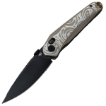 Bestech Knives Mothus by Grzegorz "Kombou" Grabarski Black PVD/Bronze Titanium Kokkupandav nuga