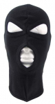 MFH Black Puuvillane balaklava 3 auguga
