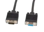 Lanberg CA-VGAC-10CC-0030-B VGA kaabel 3 m VGA (D-Sub) Must