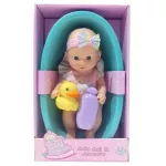 Baby doll with bathtub + accessories