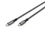 "DIGITUS Anschlusskabel USB4.0/C -> C 40Gbit/s 1m schwarz"