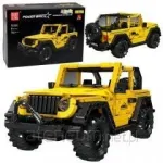 Ehitusplokid Off-Road Auto Wrangler kollane 746 tk