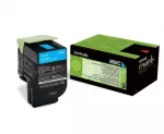 Lexmark 802C toonerikassett, 1 tk, originaal, sinine