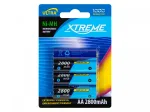 Rechargeable battery R6 NiMH AA 2800mAh XTREME 4 pieces