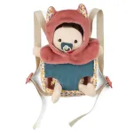 Riidest nukk - Beebi Jeanne (24 cm) kandekotiga