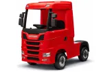 Laste elektriveok LEAN CARS Scania 500R 4x4, lakitud punane