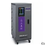 &bdquo;Qoltec&ldquo; kolmefaasiline pingestabilisaator AVR MULTIPROTECTION | 30 kVA | T&auml;psus &plusmn; 3 % | 3F servomootor | LCD | &bdquo;Expert Line&ldquo;