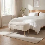 Tumba, Hanah Home, kreemjas, 90 x 46 x 35
