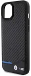 "BMHCP15M22NBCK Leather Carbon iPhone 15 Plus" Black