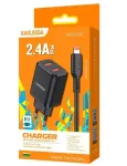 KSC-793 2in1 Mains Charger + Lightning 2.4A Black